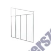  Palram Sierra pergola oldalfal (fehér)