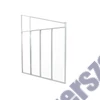 Palram Sierra pergola oldalfal (fehér)