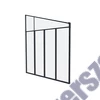 Palram Sierra pergola oldalfal (antracit)