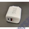 Kép 2/3 - USB töltő fali aljzat Dual USB C QC3.0 gyors töltés (fehér)
