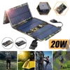 Kép 7/13 - Napelemes töltő 5V 2.1A USB 5V hordozható, összecsukható, terep színű