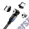 Kép 4/11 - Mágneses töltőkábel 540 fokban elforgatható USB IOS Micro és C csatlakozóval