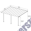 Palram Sierra 5400 fehér 3 x 5,46 - pergola