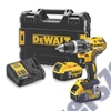 DeWalt Akkus 18.0V-OS XR kefe nélküli ütvefúró-csavarozó, új 5.0Ah-s XR Li-Ion akkumulátor technológiával DCD796P2-QW