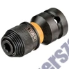 DeWalt DT7508 átalakító adapter, ütvecsavarozóhoz 1/2" négyszögről 1/4" hatlapúra