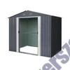 Riwall RMSA 6x8 antracit - fém kerti tároló 2,4 x 1,7 m nyeregtetővel (antracit)