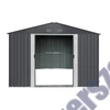 Riwall RMSA 8x10 antracit - fém kerti tároló 3 x 2,4 m nyeregtetővel (antracit)