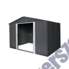 Riwall RMSA 8x10 antracit - fém kerti tároló 3 x 2,4 m nyeregtetővel (antracit)