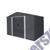Riwall RMSA 8x10 antracit - fém kerti tároló 3 x 2,4 m nyeregtetővel (antracit)