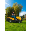 Kép 6/6 - Riwall RLT 92 HRD - fűnyíró traktor hidrosztatikus váltóval és hátsó kidobással, 92 cm