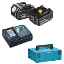 Makita T1 18V LXT Li-Ion 2x5,0 Ah akku + DC18RC töltő készlet Makpac kofferben