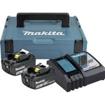 Makita 18V LXT Li-ion 2x3,0Ah akku + DC18RC töltő készlet + MAKPAC 197952-5