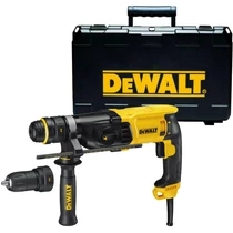 DeWalt SDS-Plus Fúrókalapács, SDS-Plus, 3-üzemmód, cseretokmány,26mm, 900W, 3.0J, koffer D25144K-QS