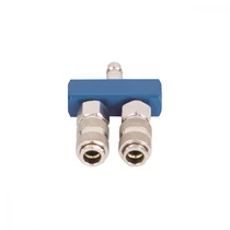 Gyorscsatlakozó kettes elosztóval Gyorscsatlakozó kettes elosztóval