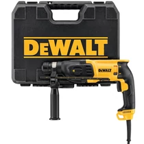 Dewalt SDS-Plus Fúró és véső kalapács, Fúrás-Ütvefúrás-Vésés üzemmód, 26mm, 800W, 2,6J, koffer D25133K-QS