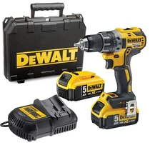 DeWalt Akkus 18.0V-OS XR Kefe Nélküli  Fúró-Csavarozó+2db 5,0Ah akku+Töltő+TSTAK tároló DCD791P2-QW