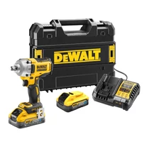DeWalt 18V XR 13 MM akkus ütvecsavarozó 5.0AH POWERSTACK KIT kofferben DCF891H2T-QW