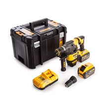 DeWalt SDS-Plus 54V XR FLEXVOLT kefe nélküli 3 üzemmódú gyorstokmányos fúrókalapács DCH334X2-QW