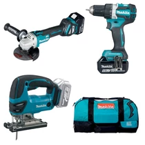 MAKITA  akkus szett 18V Li-ion (DDF484+DJV180+DGA511+DML802+2x5,0Ah) DLX3152TX1 MAKITA  akkus szett 18V Li-ion (DDF484+DJV180+DGA511+DML802+2x5,0Ah) DLX3152TX1