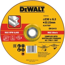DeWalt köszörő korong fémhez 230x6mm DT43919-QZ