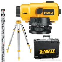 DeWalt 26-szoros optikai szintező készlet DW096PK-XJ