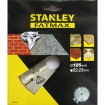  Stanley FatMax szegmentált gyémántszemcsés vágótárcsa 125 x 22mm