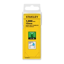Stanley 12 mm-es &amp;quot;&amp;quot;G&amp;quot;&amp;quot;nehézüzemű rozsdamentes acél kapcsok