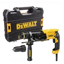 Dewalt SDS-Plus Fúró és véső kalapács, 3-üzemmód,cseretokmány, 26mm, 800W, 2,8J, koffer D25134K-QS