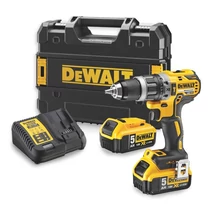 DeWalt Akkus 18.0V-OS XR kefe nélküli ütvefúró-csavarozó, új 5.0Ah-s XR Li-Ion akkumulátor technológiával DCD796P2-QW DeWalt Akkus 18.0V-OS XR kefe nélküli ütvefúró-csavarozó, új 5.0Ah-s XR Li-Ion akkumulátor technológiával DCD796P2-QW