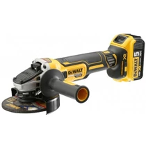 DeWalt 18 V akkus sarokcsiszoló 3 X 5,0 AH akkuval és töltővel DCG405P3-QW DeWalt 18 V akkus sarokcsiszoló 3 X 5,0 AH akkuval és töltővel DCG405P3-QW