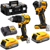 DeWalt 18 V XR Kombó szett DCD805+DCF850, 2x5Ah Powerstack, töltő, TSTAK DCK2051H2T-QW DeWalt 18 V XR Kombó szett DCD805+DCF850, 2x5Ah Powerstack, töltő, TSTAK DCK2051H2T-QW
