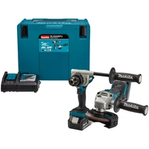 Makita 18V LXT Li-ion BL szett DDF486+DGA504+2x5,0Ah MP4 DLX2430TJ