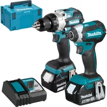 Makita akkus gépszett DDF486Z+DTD153Z Li-ion LXT (18V/2x5,0Ah) Makpac DLX2432TJ Makita akkus gépszett DDF486Z+DTD153Z Li-ion LXT (18V/2x5,0Ah) Makpac DLX2432TJ