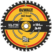 DeWalt körfűrészlap 184x16mm 40fog fához (DT10303-QZ)