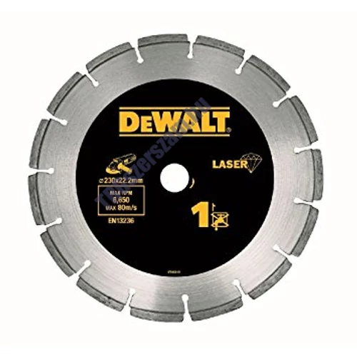 DT3743 230/22,2mm Gyémánttárcsa építőanyagokhoz, betonhoz
