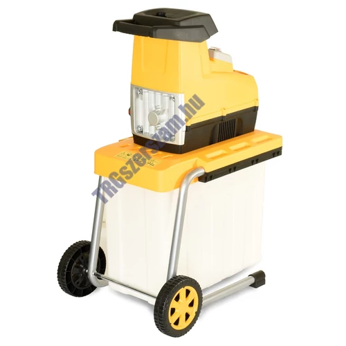 RES 3044 B - elektromos ágaprító, hengeres, 3000 W motorral, átlátszó gyűjtőedénnyel