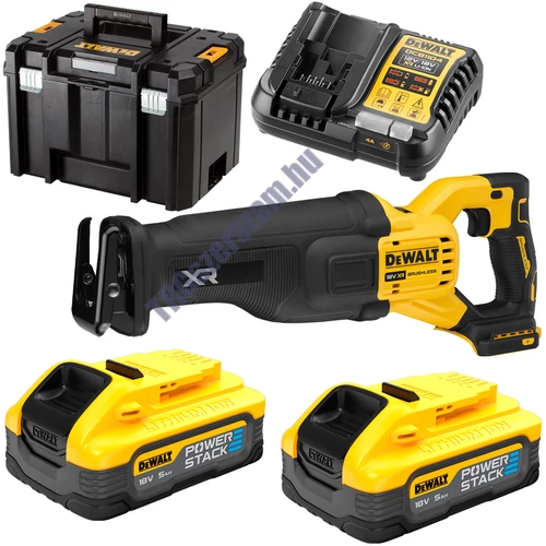 DeWalt 18V XR POWERSTACK BL akkus orrfőrész DCS386H2T-QW