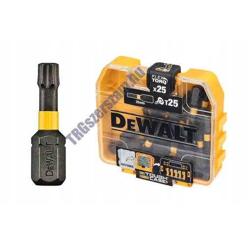 DeWALT  Torx25 25mm bit 25db. FLEXTORQ DT70558T