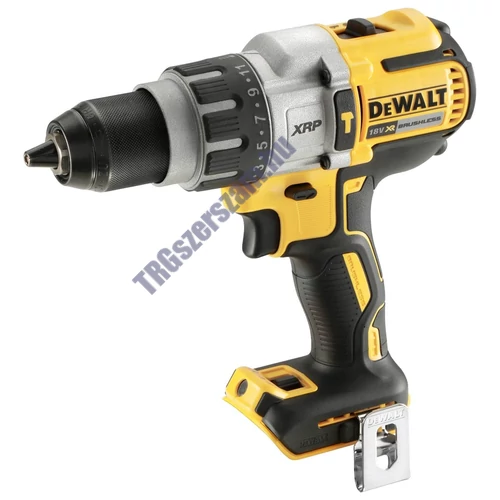 DeWalt 18.0V XR Li-ion kefe nélküli prémium ütvefúró-csavarozó akku és töltő nélkül tstak kofferben DCD996NT-XJ