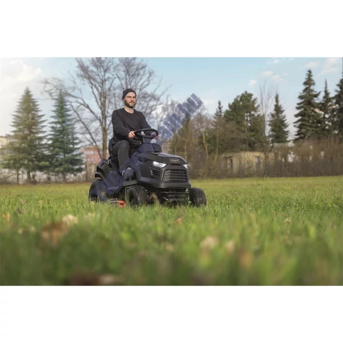  Scheppach TMR 452-98H-SD - 98 cm-es fűnyíró traktor oldalsó kidobással és hidrosztatikus sebességváltóval