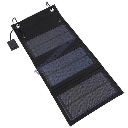 Hordozható, összecsukható napelemes töltő 5V 1,3A 10W