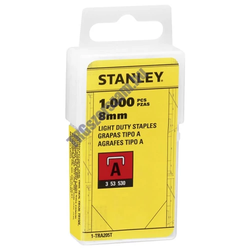 Stanley 8mm-es &quot;&quot;A&quot;&quot; kapocs A5/53/530