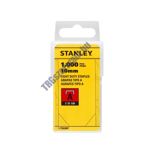 Stanley 10mm-es ""A"" kapocs A5/53/530 1000db