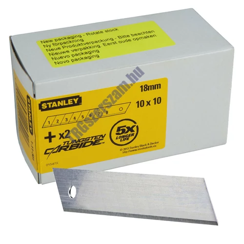 Stanley tördelhető penge 18mm 100db