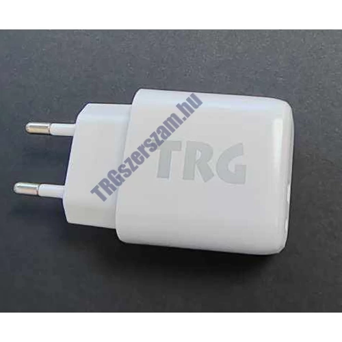 USB töltő fali aljzat Dual USB C QC3.0 gyors töltés (fehér)