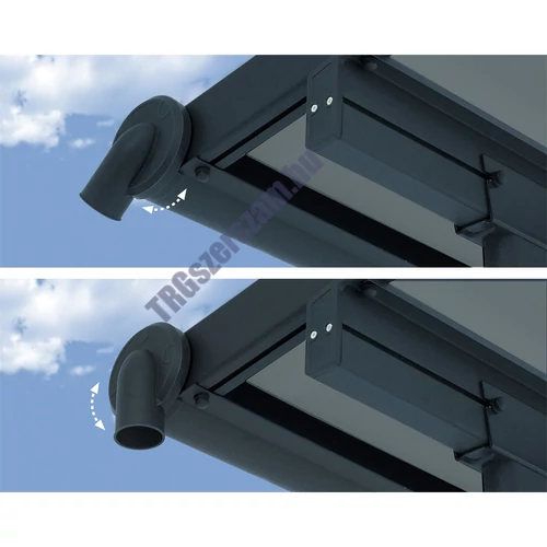 Palram Capri 3000 szürke 3 x 3 - pergolák