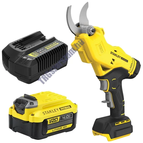  Stanley FATMAX® V20 akkus metszőolló (1 x 4.0 Ah Li-ion akkuval)