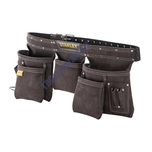 Stanley bőr dupla szerszámos övtáska