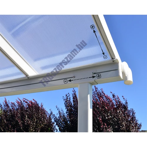 Palram Sierra 4200 fehér 3 x 4,25 - pergola