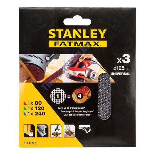  Stanley excenter csiszolóháló szett
